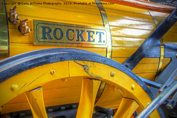 Stephenson's Rocket 2 Picture Board by Colin Williams Photography
