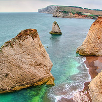 Buy canvas prints of Freshwater Bay Isle of Wight by Colin Williams Photography