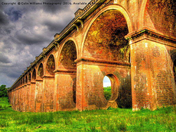 Balcombe Viaduct Pierced Piers 3 Picture Board by Colin Williams Photography