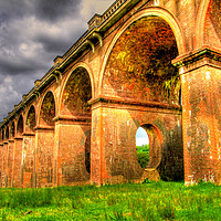 Buy canvas prints of Balcombe Viaduct Pierced Piers 3 by Colin Williams Photography