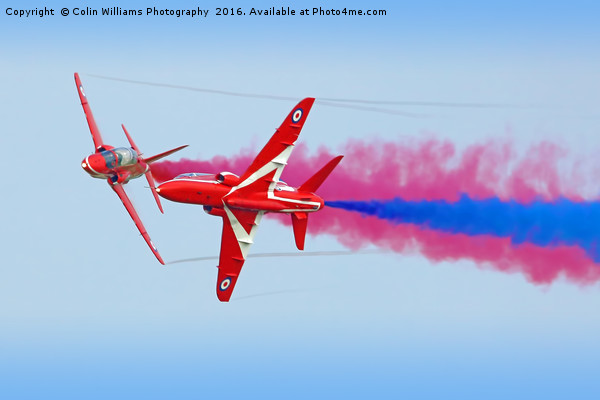 The Red Arrows Gypo Break Picture Board by Colin Williams Photography