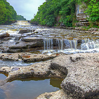 Buy canvas prints of Lower Falls Aysgarth 2 - Yorkshire Dales by Colin Williams Photography