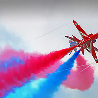 Buy canvas prints of The Red Arrows RIAT 2016 3 by Colin Williams Photography