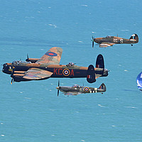 Buy canvas prints of  Battle of Britain Memorial Flight Eastbourne  1 by Colin Williams Photography
