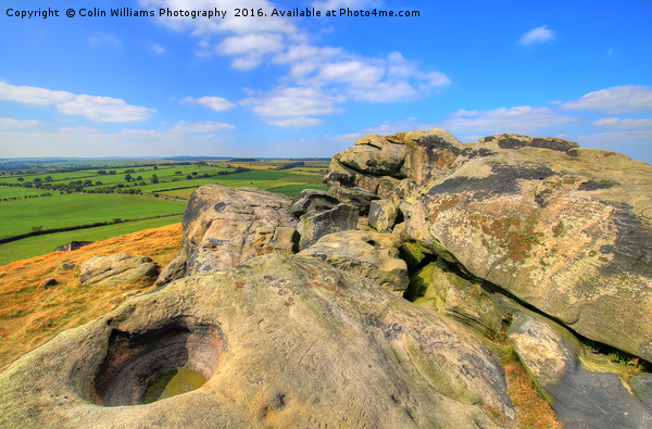  Almscliff Crag Yorkshire 4 Picture Board by Colin Williams Photography