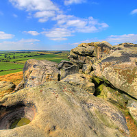 Buy canvas prints of  Almscliff Crag Yorkshire 4 by Colin Williams Photography