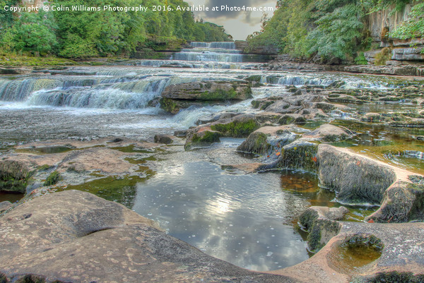 Evening Light Lower Falls Aysgarth - Yorkshire Picture Board by Colin Williams Photography