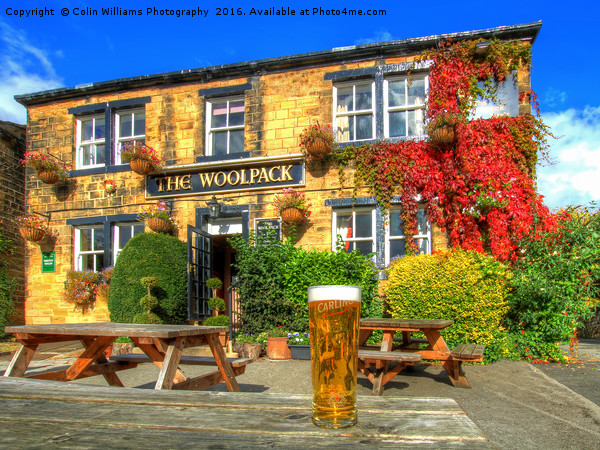 Cheers From The Woolpack Emmerdale. Picture Board by Colin Williams Photography