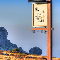 Buy canvas prints of The Cow And Calf  Ilkley by Colin Williams Photography