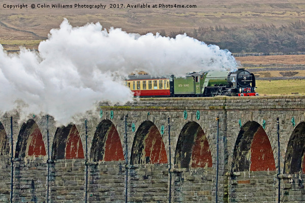 Tornado At The Ribblehead Viaduct - 2 Picture Board by Colin Williams Photography