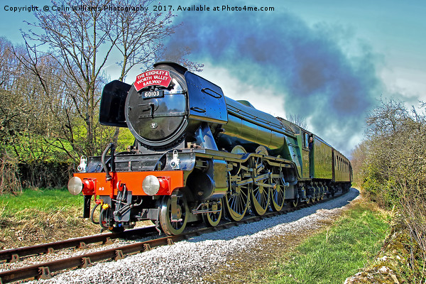 The flying Scotsman on the  KWVR - 1 Picture Board by Colin Williams Photography