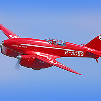 Buy canvas prints of The Shuttleworth DH88 COMET -1 by Colin Williams Photography
