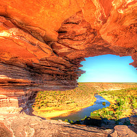 Buy canvas prints of Natures Window Kalbarri National Park  3 by Colin Williams Photography