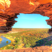 Buy canvas prints of Natures Window Kalbarri National Park  4 by Colin Williams Photography