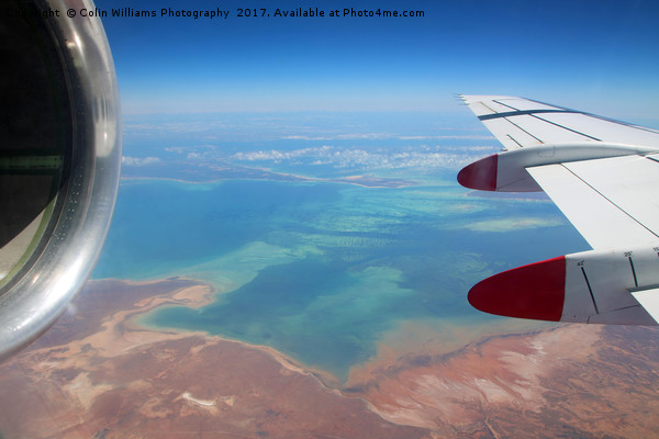 Shark Bay From the Air Picture Board by Colin Williams Photography