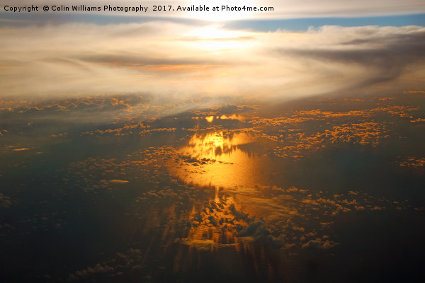 Sunset  at 32000 feet  Picture Board by Colin Williams Photography