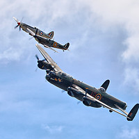 Buy canvas prints of  The Battle Of Britain Memorial Flight - RIAT 1 by Colin Williams Photography