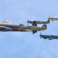 Buy canvas prints of The Battle Of Britain Memorial Flight - RIAT 2 by Colin Williams Photography