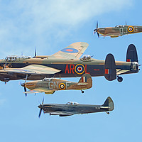 Buy canvas prints of The Battle Of Britain Memorial Flight - RIAT 3 by Colin Williams Photography