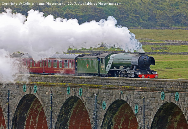 Flying Scotsman At The Ribblehead Viaduct 2 Picture Board by Colin Williams Photography