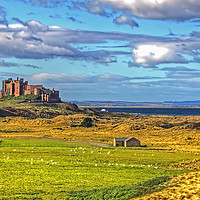 Buy canvas prints of Bamburgh Castle 1 by Colin Williams Photography