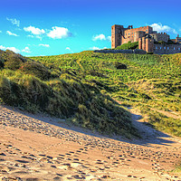 Buy canvas prints of Bamburgh Castle 2 by Colin Williams Photography