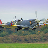 Buy canvas prints of Spitfire Duxford 2017 by Colin Williams Photography