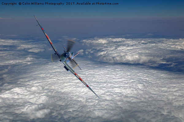 Spitfire in the Clouds 2 Picture Board by Colin Williams Photography