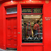 Buy canvas prints of Kiltmakers - Edinburgh by Colin Williams Photography
