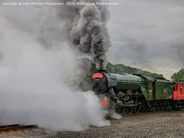 The Flying Scotsman Departs Picture Board by Colin Williams Photography