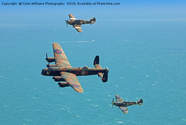 Battle of Britain Memorial Flight Eastbourne  2 Picture Board by Colin Williams Photography