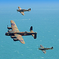 Buy canvas prints of Battle of Britain Memorial Flight Eastbourne  2 by Colin Williams Photography