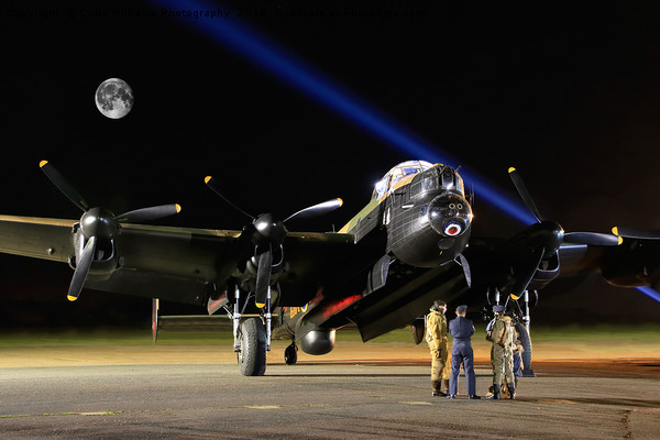  Just Jane A Bombers Moon Picture Board by Colin Williams Photography