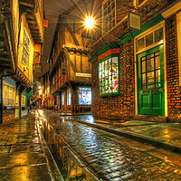 Buy canvas prints of The Shambles At Night 1 by Colin Williams Photography
