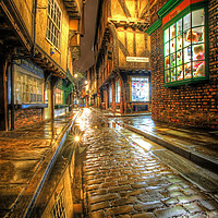 Buy canvas prints of The Shambles At Night 3 by Colin Williams Photography
