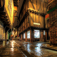 Buy canvas prints of The Shambles At Night 5 by Colin Williams Photography