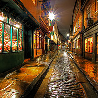 Buy canvas prints of The Shambles At Night 7 by Colin Williams Photography