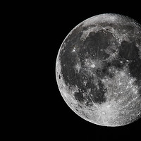 Buy canvas prints of The Moon And Jupiter by Colin Williams Photography