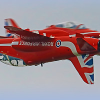 Buy canvas prints of The Red Arrows Synchro Pair At Flying Legends by Colin Williams Photography