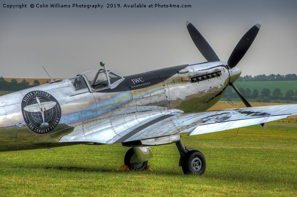 The Silver Spitfire 2 Picture Board by Colin Williams Photography