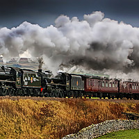 Buy canvas prints of The Citadel Steam Special 9.11.2019 - 2 by Colin Williams Photography