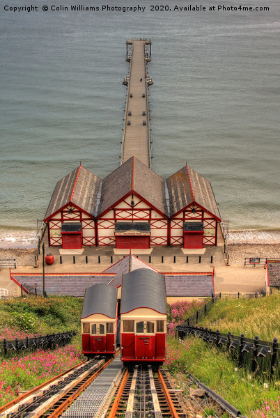 Saltburn Cliff Tramway 2 Picture Board by Colin Williams Photography