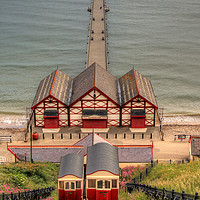 Buy canvas prints of Saltburn Cliff Tramway 2 by Colin Williams Photography