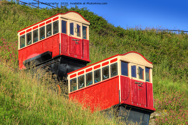 Saltburn Cliff Tramway 5 Picture Board by Colin Williams Photography