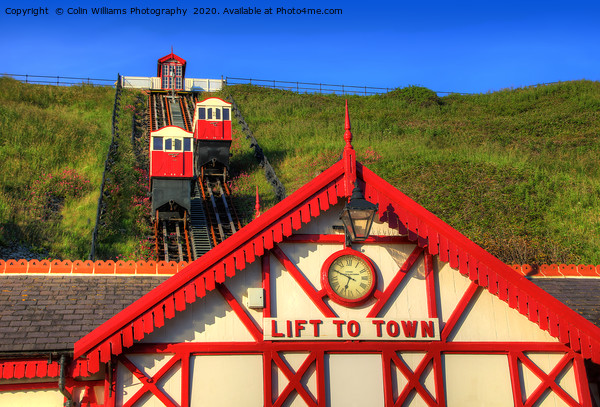Saltburn Cliff Tramway 6 Picture Board by Colin Williams Photography