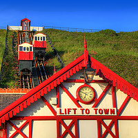 Buy canvas prints of Saltburn Cliff Tramway 6 by Colin Williams Photography