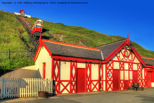 Saltburn Cliff Tramway 7 Picture Board by Colin Williams Photography