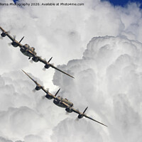 Buy canvas prints of  The 2 Lancasters Dunsfold 2 by Colin Williams Photography