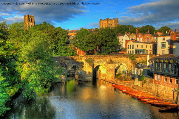 Durham with A Golden Glow Picture Board by Colin Williams Photography