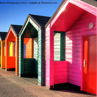 Buy canvas prints of Beach huts at Saltburn-by-the-Sea by Colin Williams Photography
